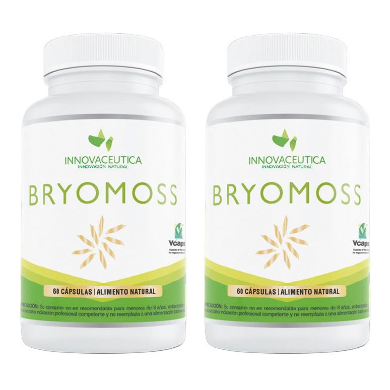 Bryomoss Musgo Pompón, 2 Frascos, 120 Cápsulas