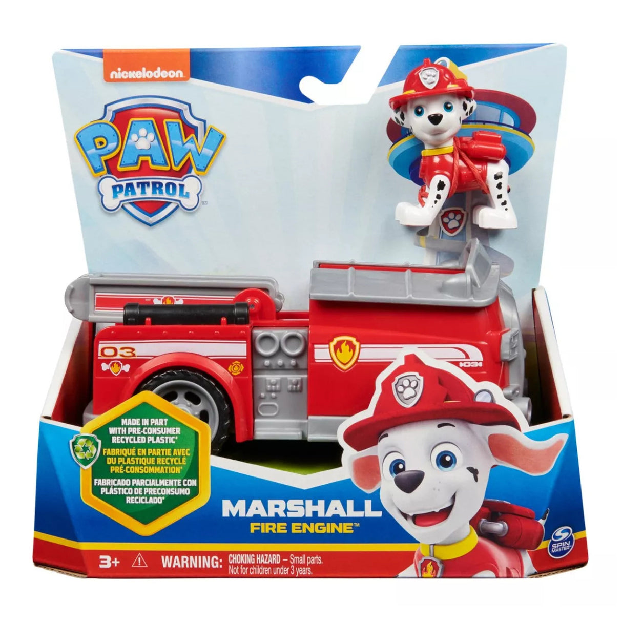 Vehículo Marshall con Figura Paw Patrol