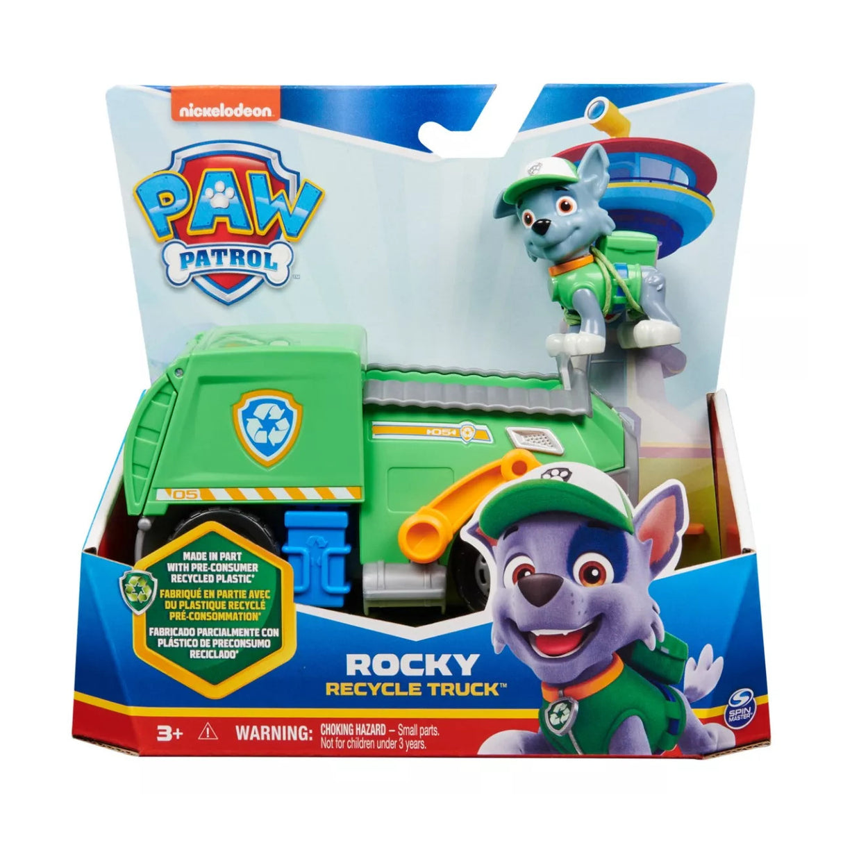 Vehículo Rocky con Figura Paw Patrol