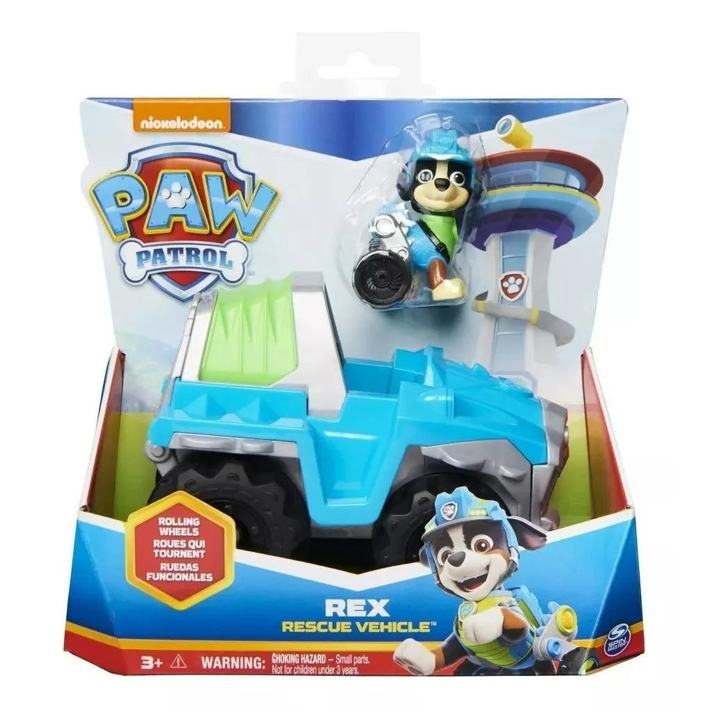 Vehículo Rex con Figura Paw Patrol