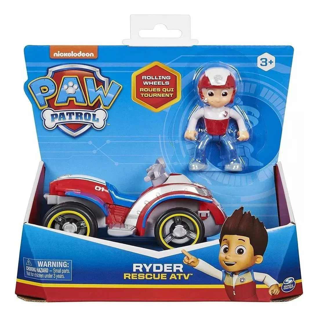Vehículo Ryder con Figura Paw Patrol