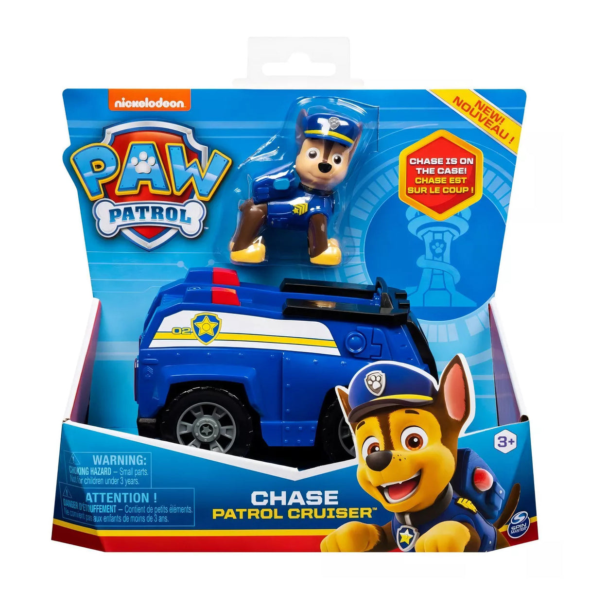 Vehículo Chase con Figura Paw Patrol