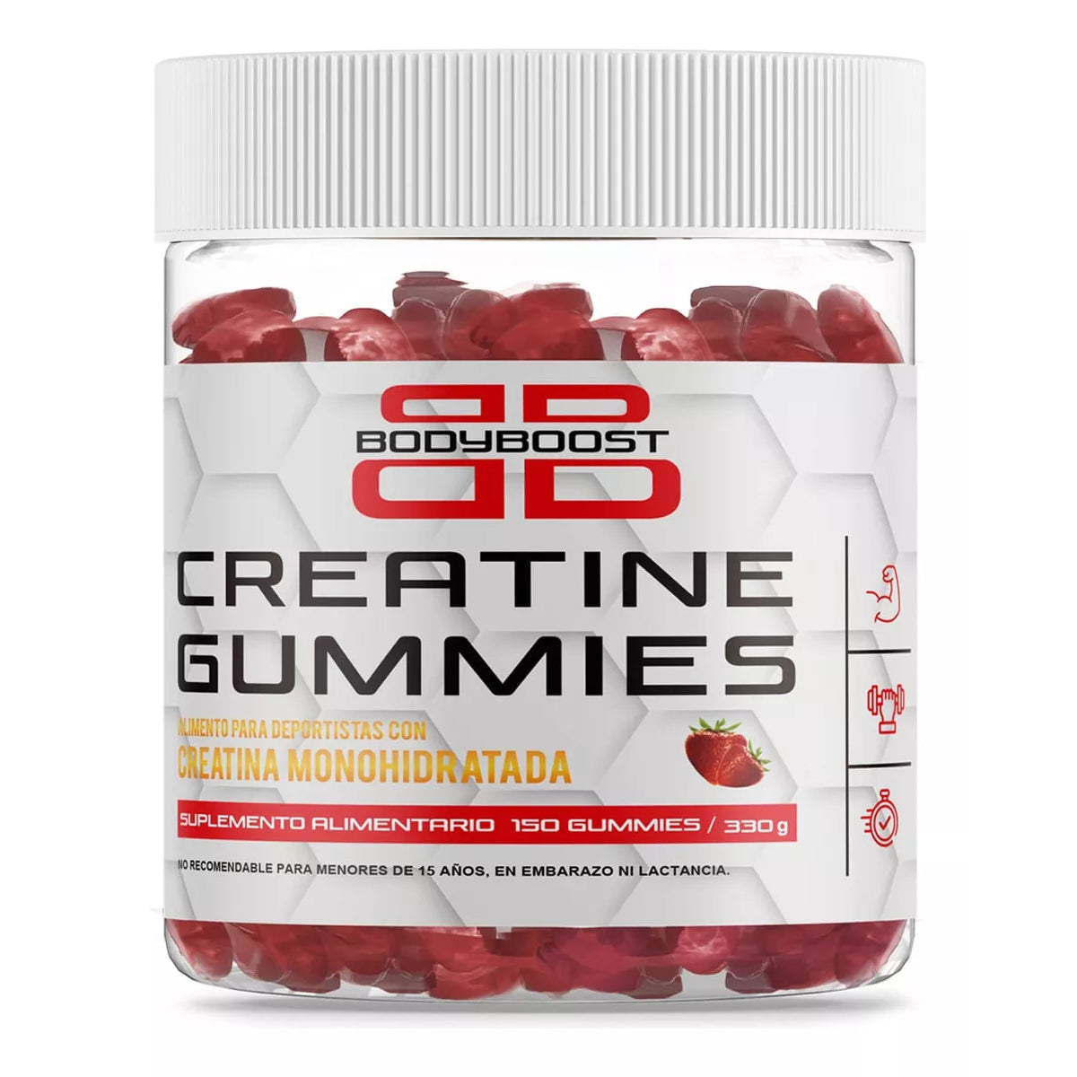 Creatina en Gomitas 150 Gummies - Bodyboost
