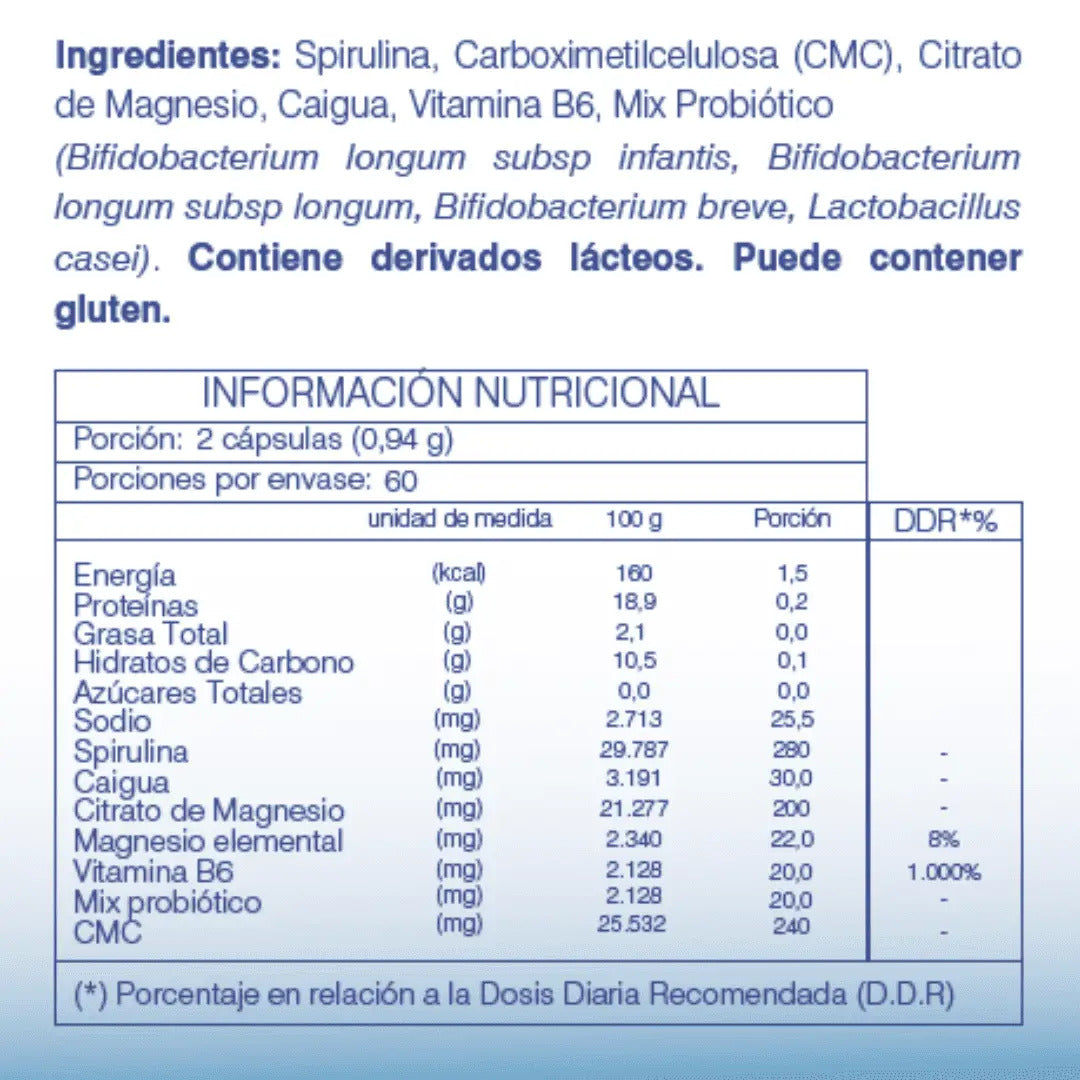 Biolip Spirulina + Citrato Magnesio + Mix Probiótico