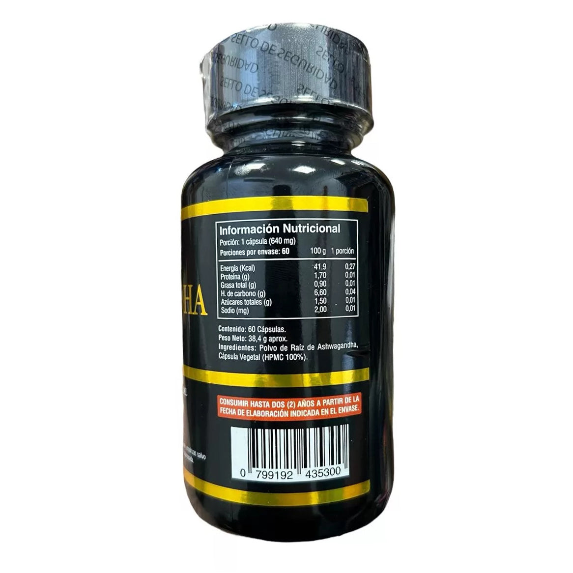 Ashwagandha 3 Frascos, 180 Cápsulas