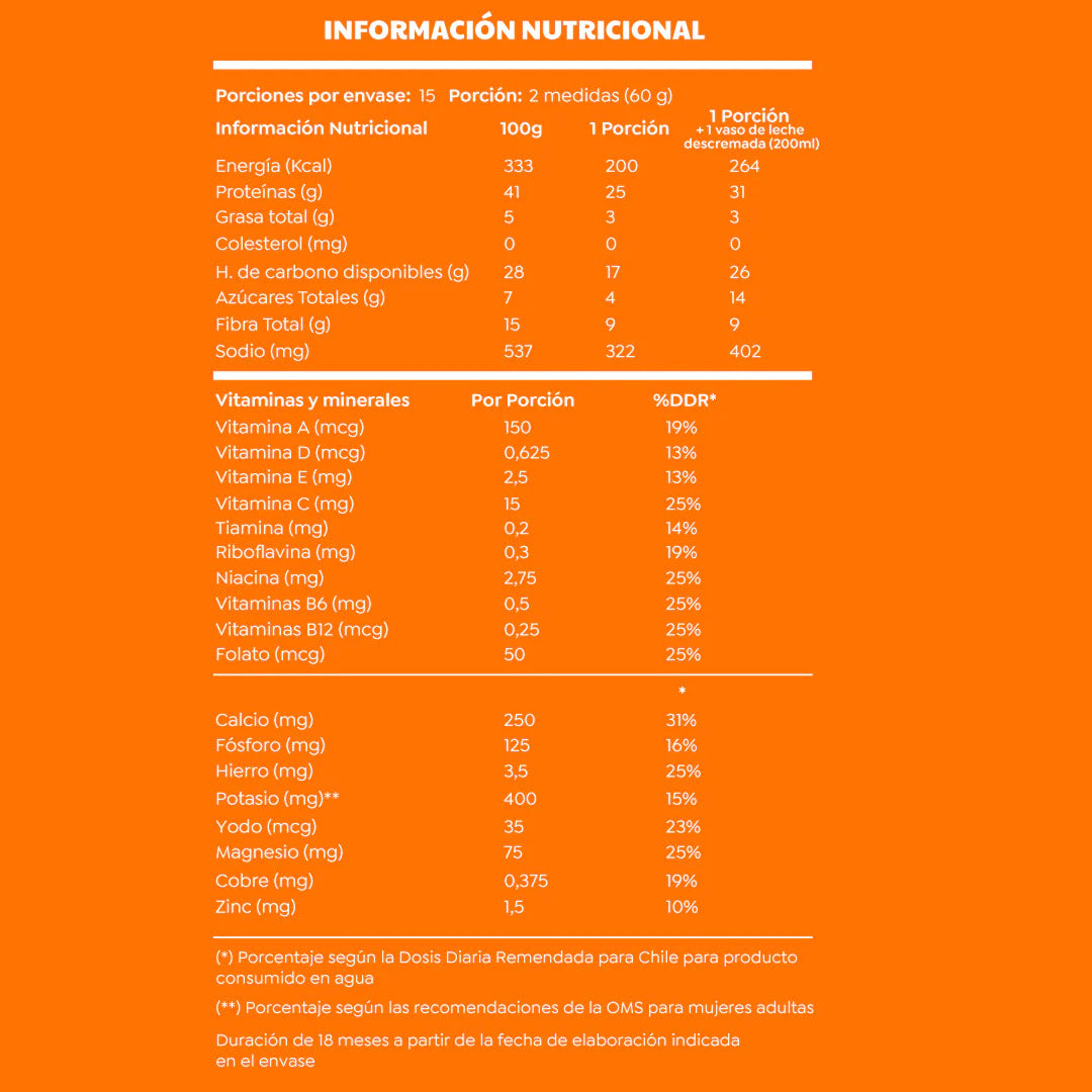 Yuno Morning Shake Cacao 900 Grs Cáscara Foods