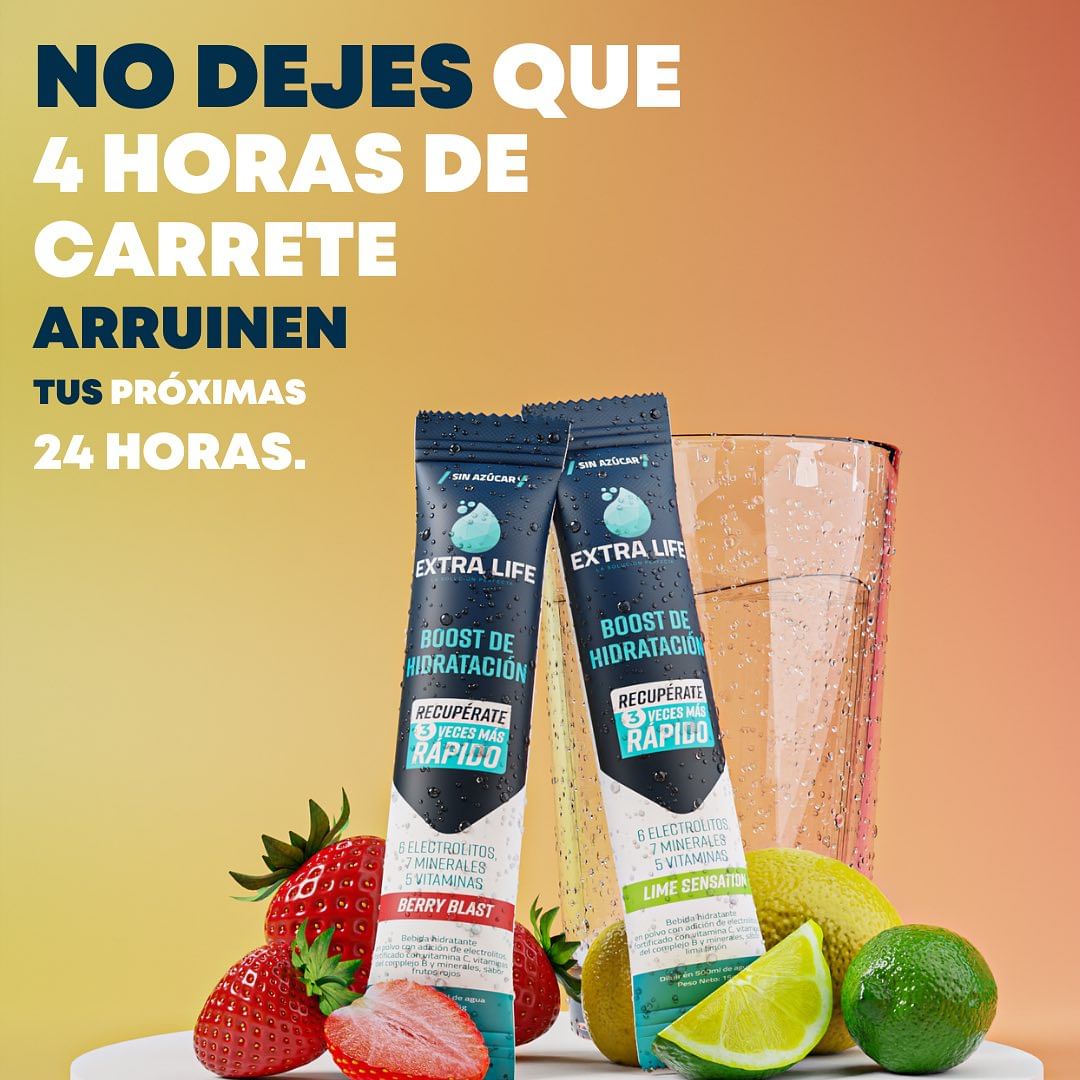 Bebida Hidratante En Polvo 60 Sachet - Berry Blast