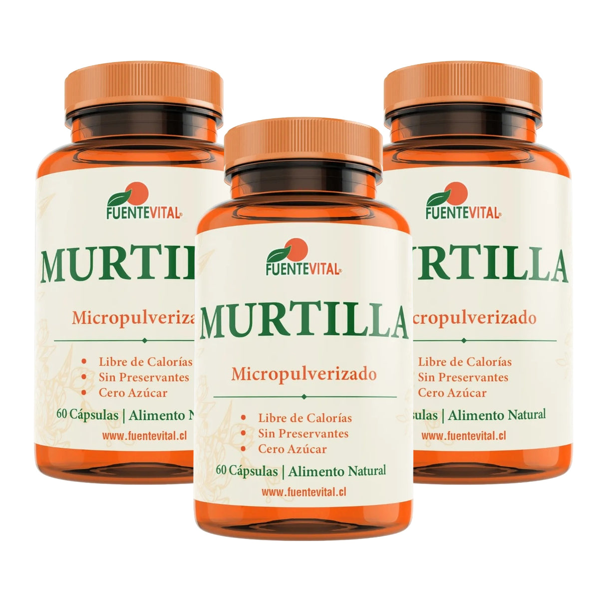 Murtilla Antioxidante 3 Frascos, 180 Cápsulas