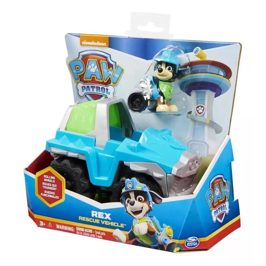 Vehículo Rex con Figura Paw Patrol
