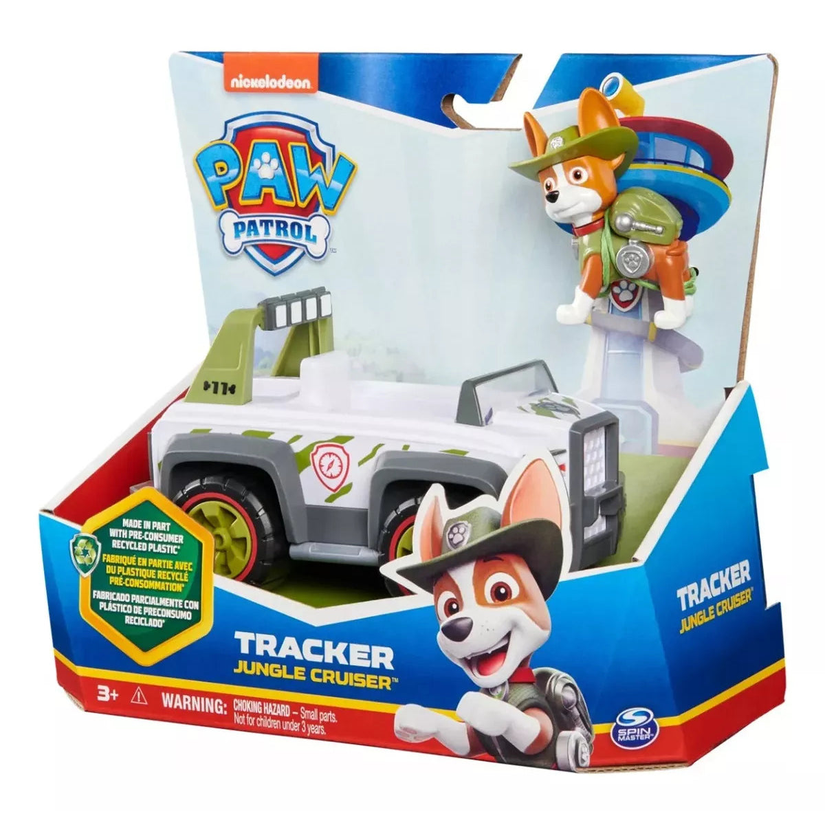 Vehículo Tracker con Figura Paw Patrol