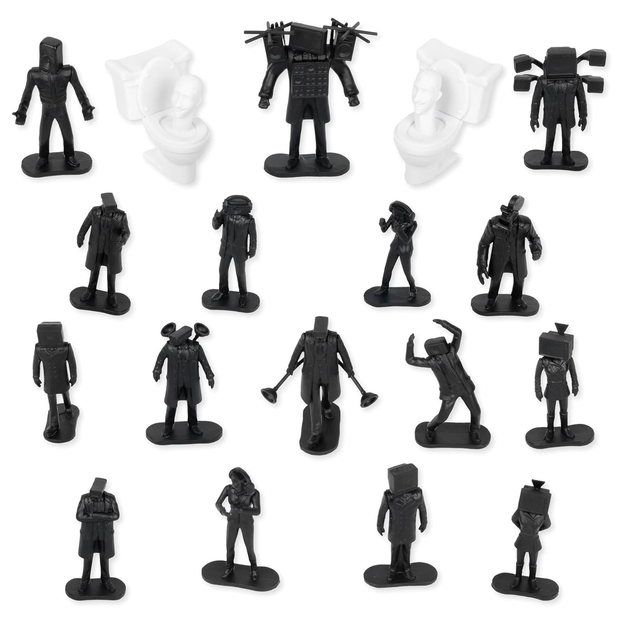Set 20 Figuras de Batalla Skibidi Toilet