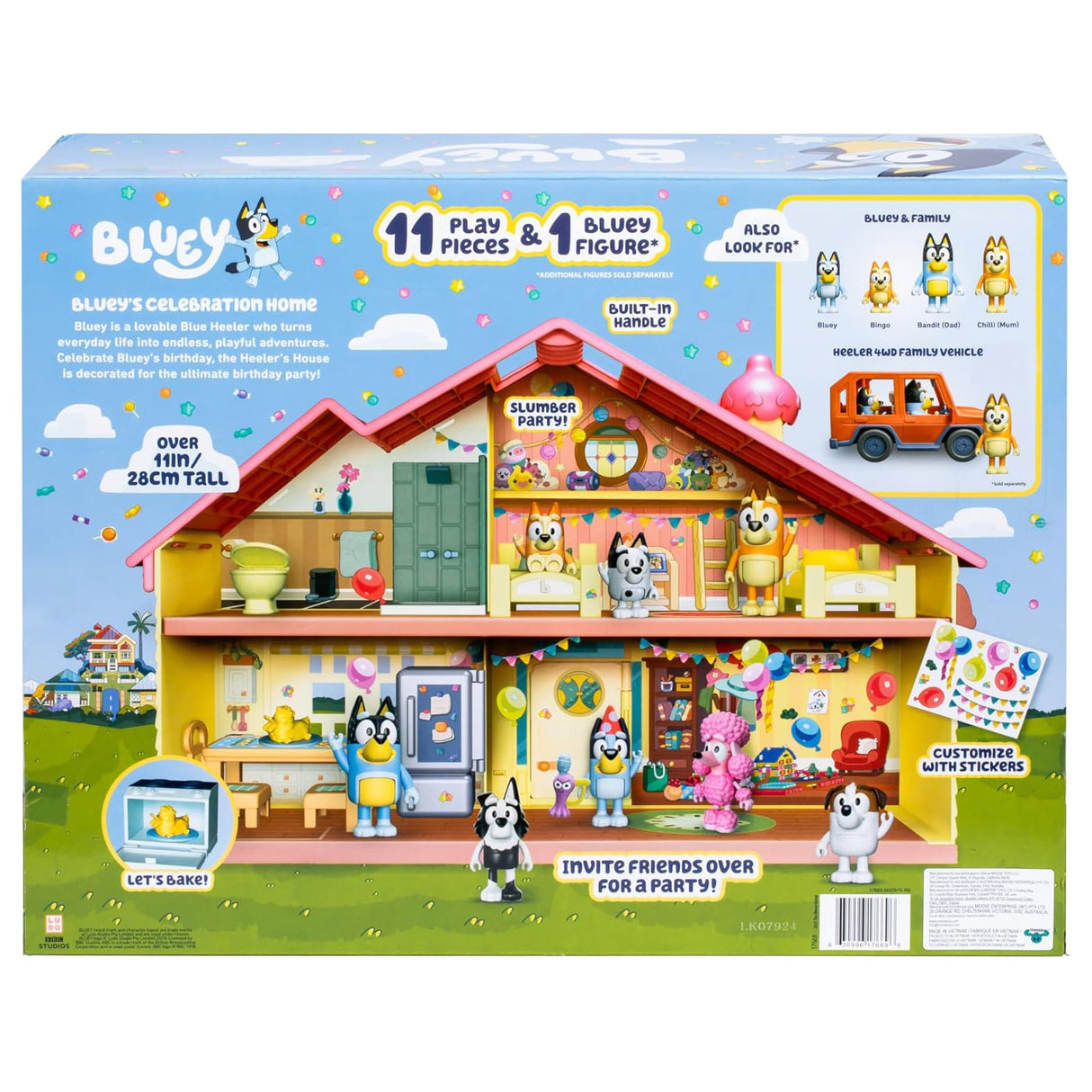 Playset Casa de Celebración Familia Bluey