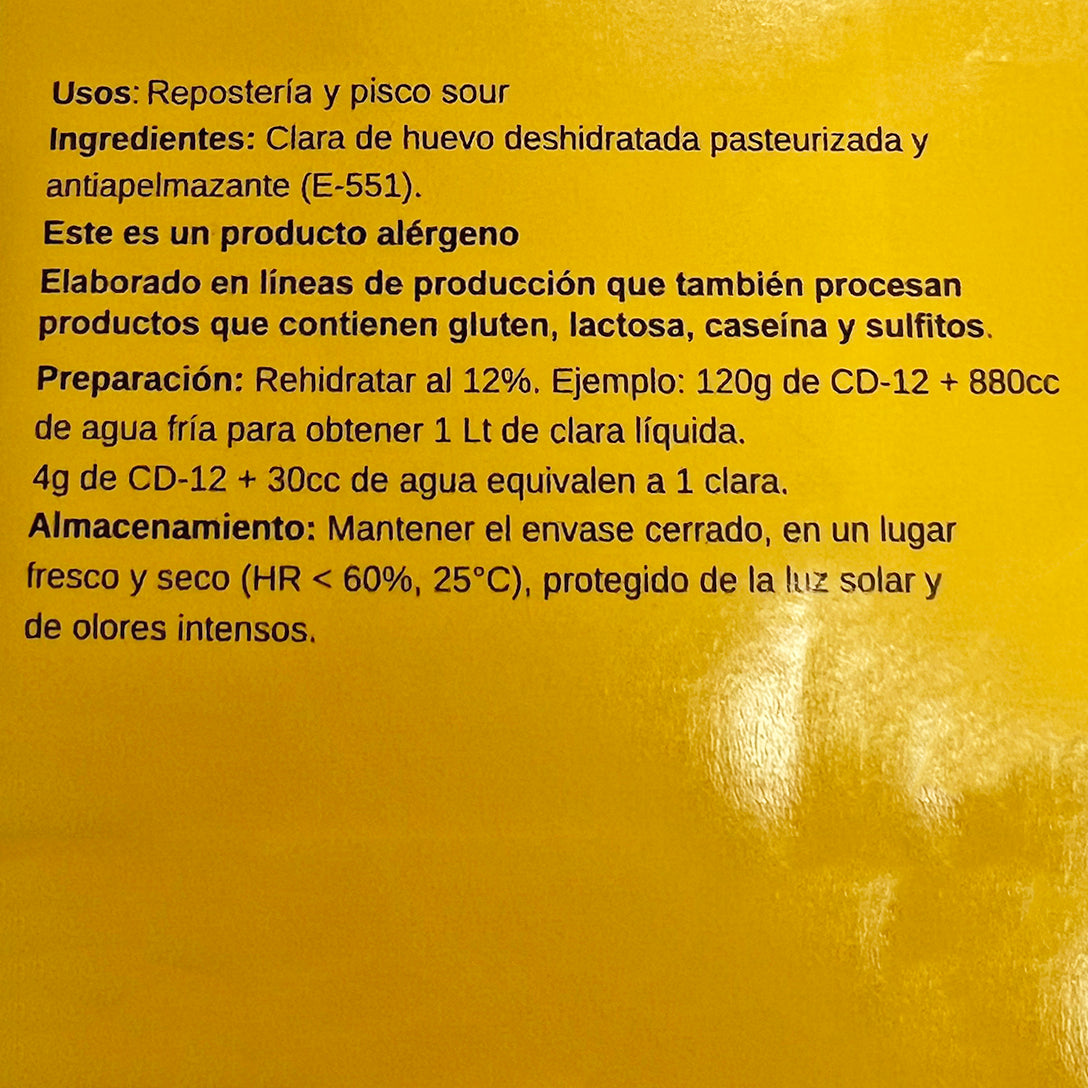Albúmina Clara de Huevo en Polvo 5 Kg Ovosur (10x500g.)