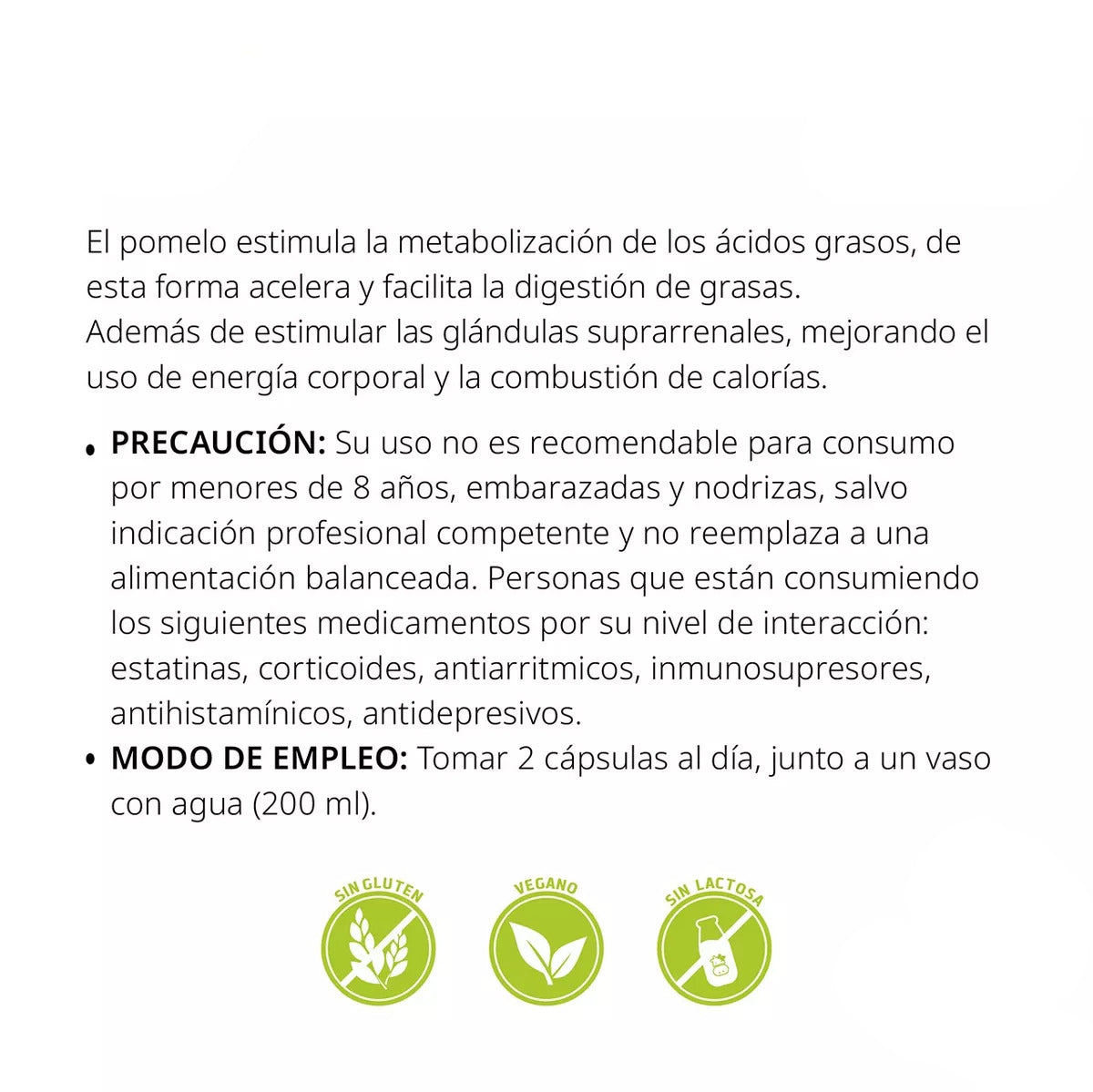 Creatina Monohidratada + Pomelo + Chitosán