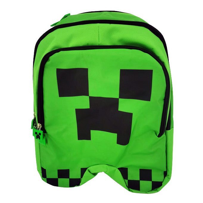 Mochila Juvenil Escolar Minecraft Creeper