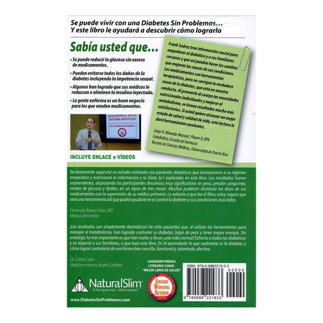 Libro Diabetes Sin Problemas - Frank Suárez