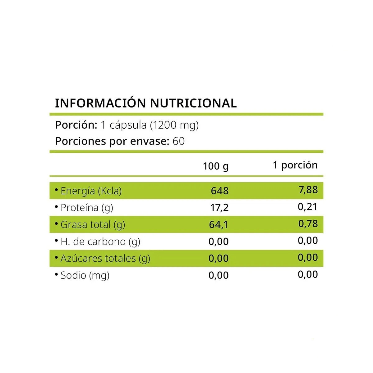 Lecitina de Soya 60 Capsulas Fuente Vital
