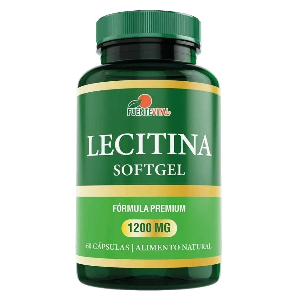 Lecitina de Soya 60 Capsulas Fuente Vital