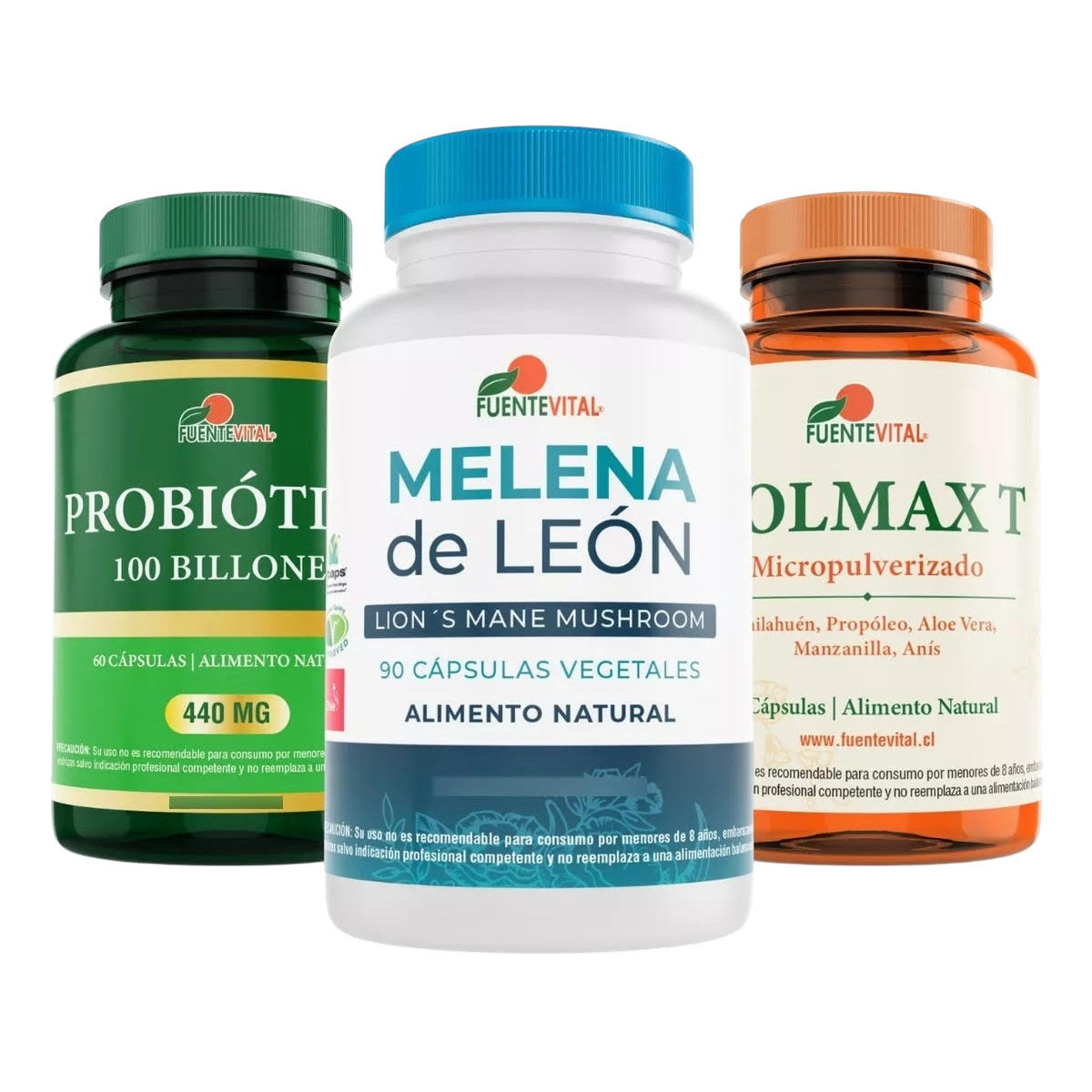 Melena de León + Probiótico 100 Billones + Colmax T