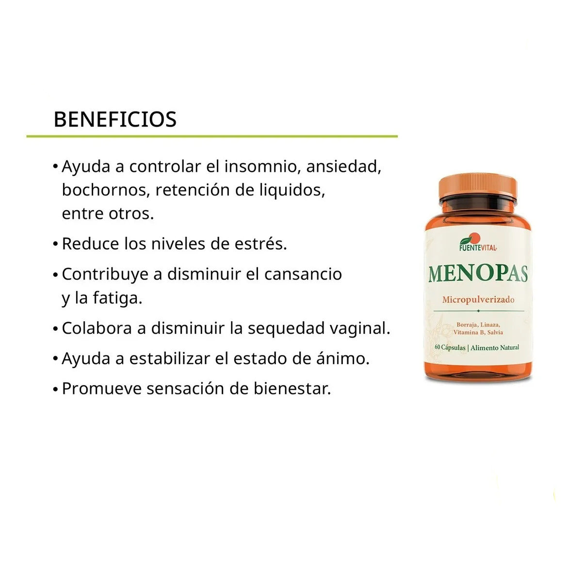 Menopas 2 Frascos, 120 Cápsulas