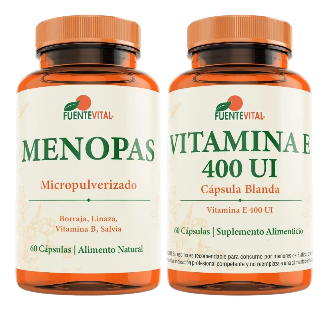 Vitaminas Menopausia Menopas + Vitamina E 400