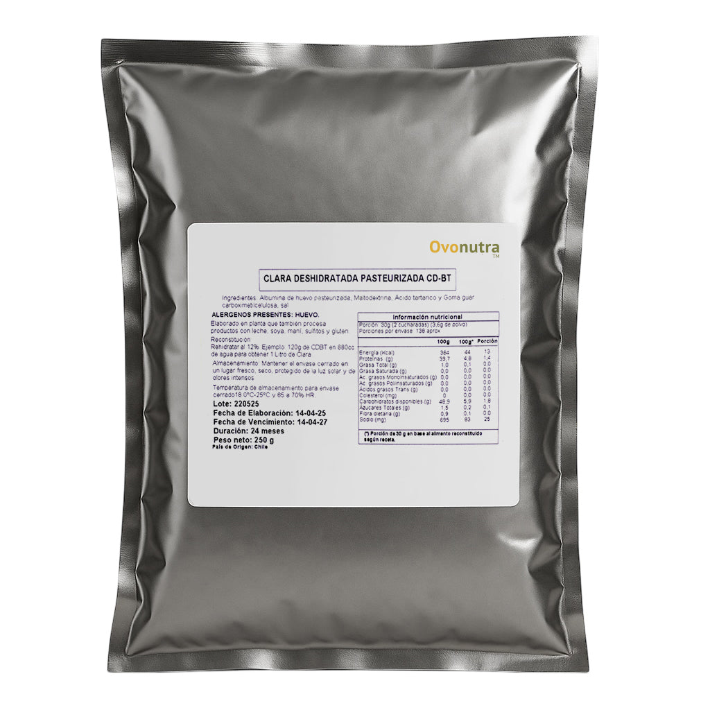 Albúmina Clara De Huevo En Polvo 250grs. Ovonutra