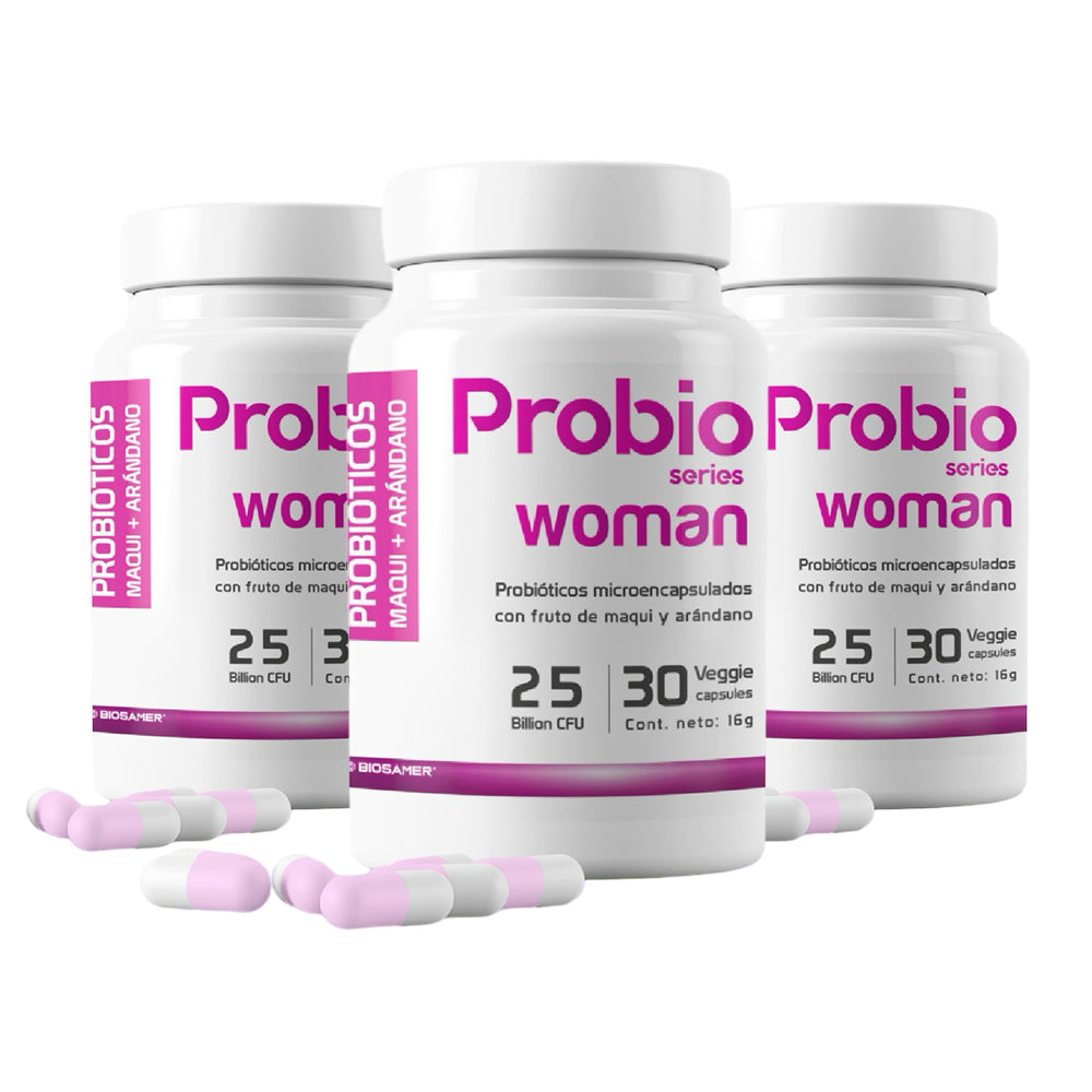 Pack 3 Probiótico Woman 25 Billones 30 Cápsulas