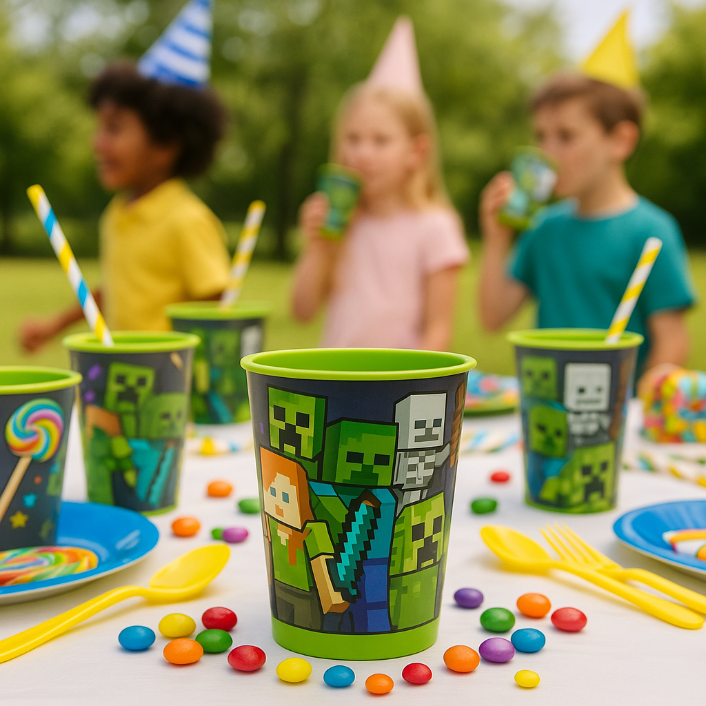 Vaso Infantil Minecraft 260ml