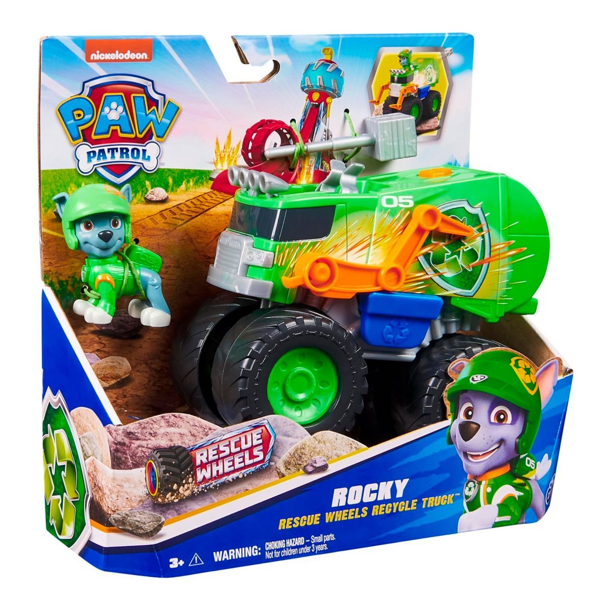 Vehículo Rocky Rescue Wheels Paw Patrol