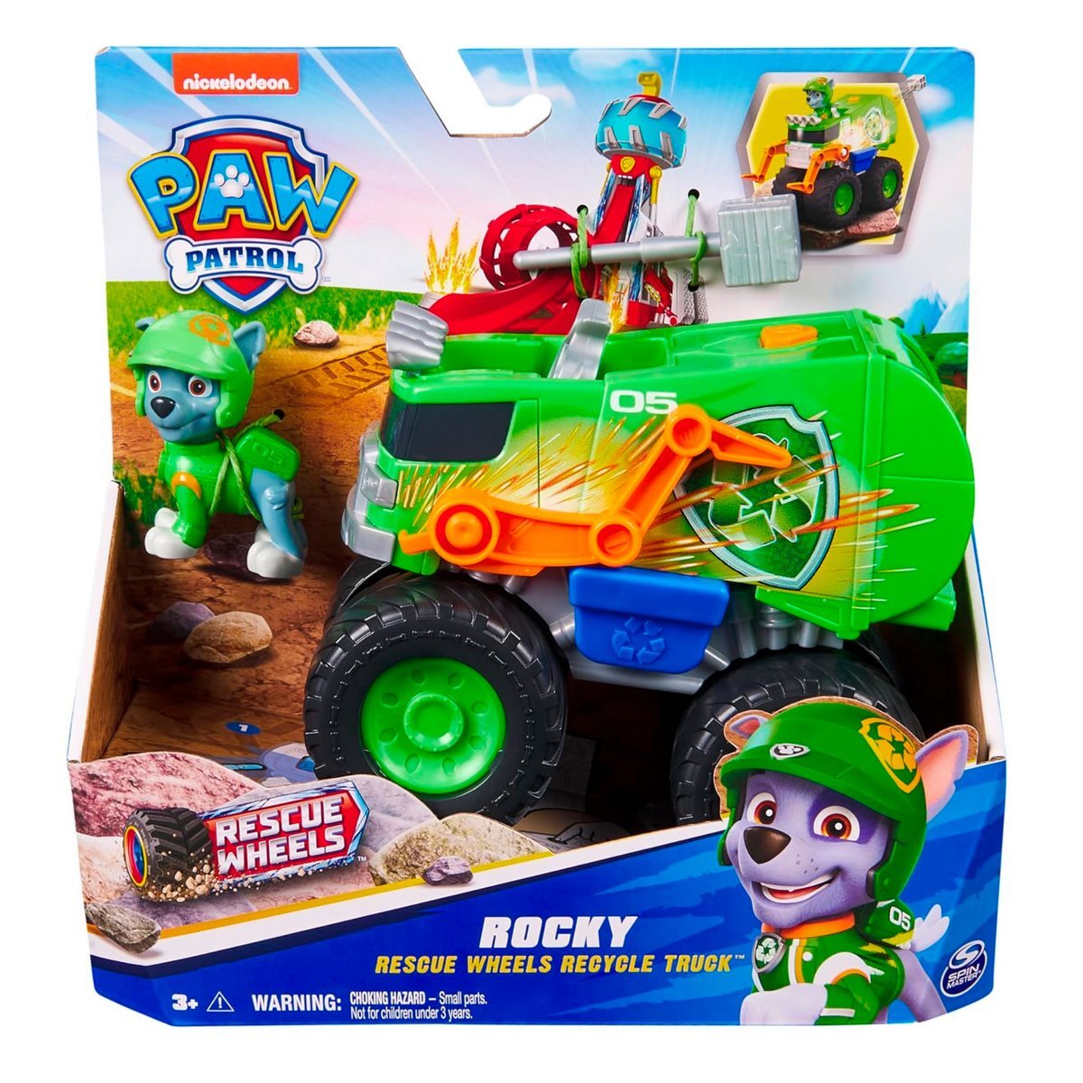 Vehículo Rocky Rescue Wheels Paw Patrol