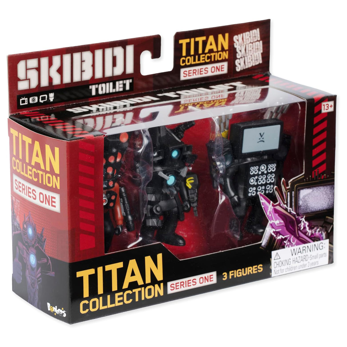 Set 3 Figuras Titan Collection Skibidi Toilet