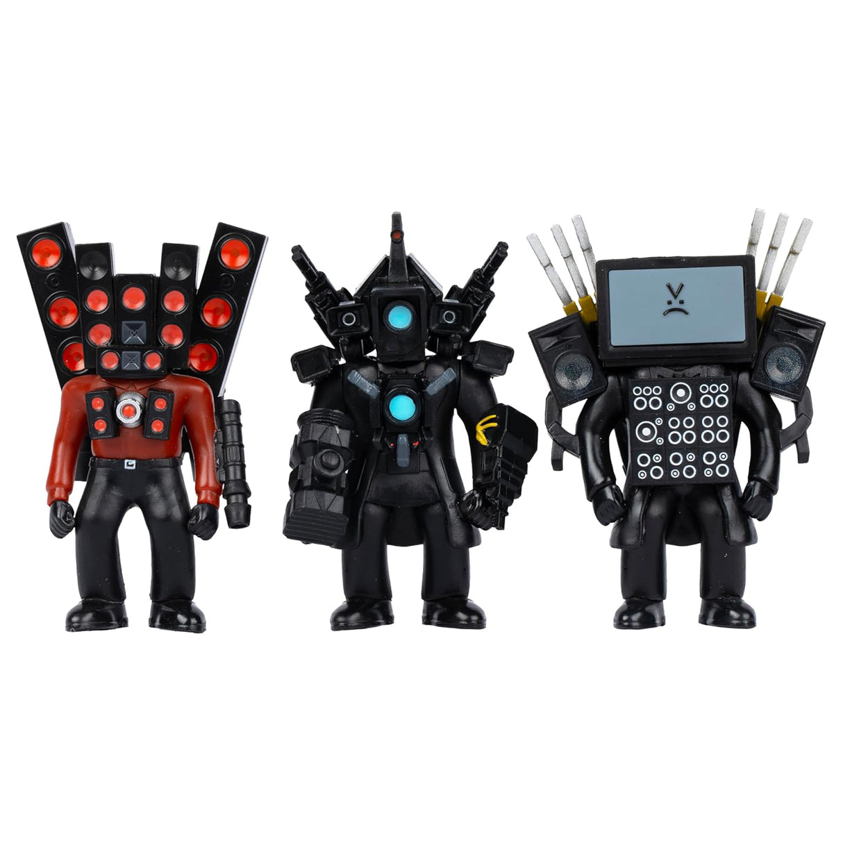 Set 3 Figuras Titan Collection Skibidi Toilet