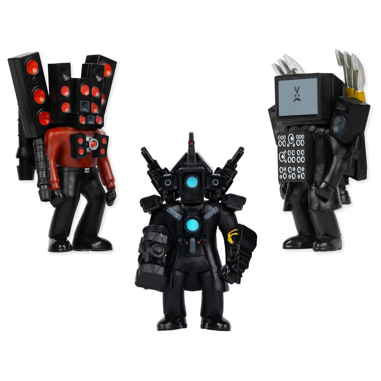Set 3 Figuras Titan Collection Skibidi Toilet