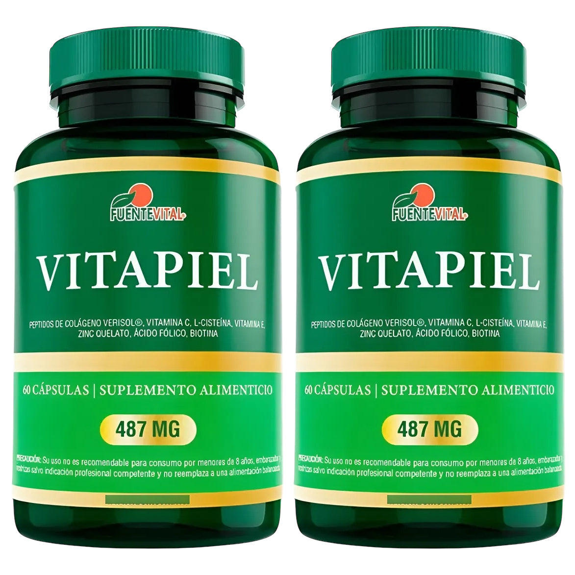 Vitapiel 2 Frascos, 120 Cápsulas