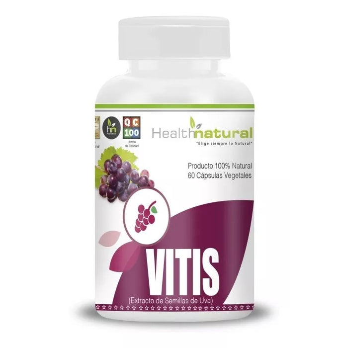 Vitis 500mg. 60 Cápsulas Vegetales Health Natural