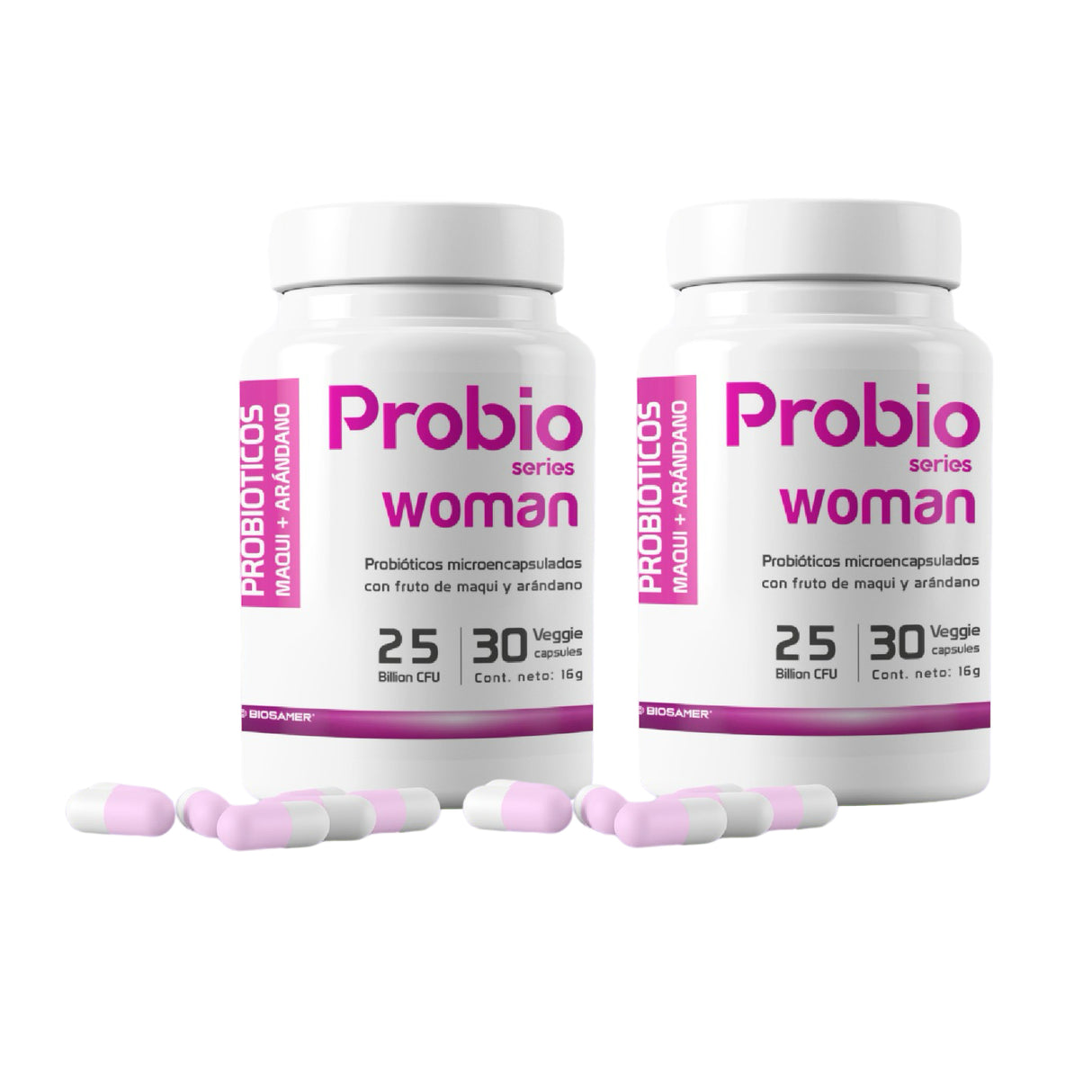 Pack 2 Probiótico Woman 25 Billones 30 Cápsulas