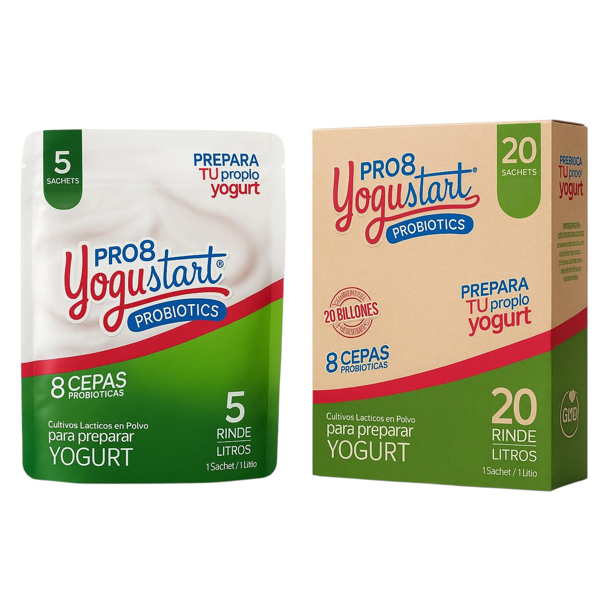 Yogustart Pro8 Con Probióticos (25 Sachets)