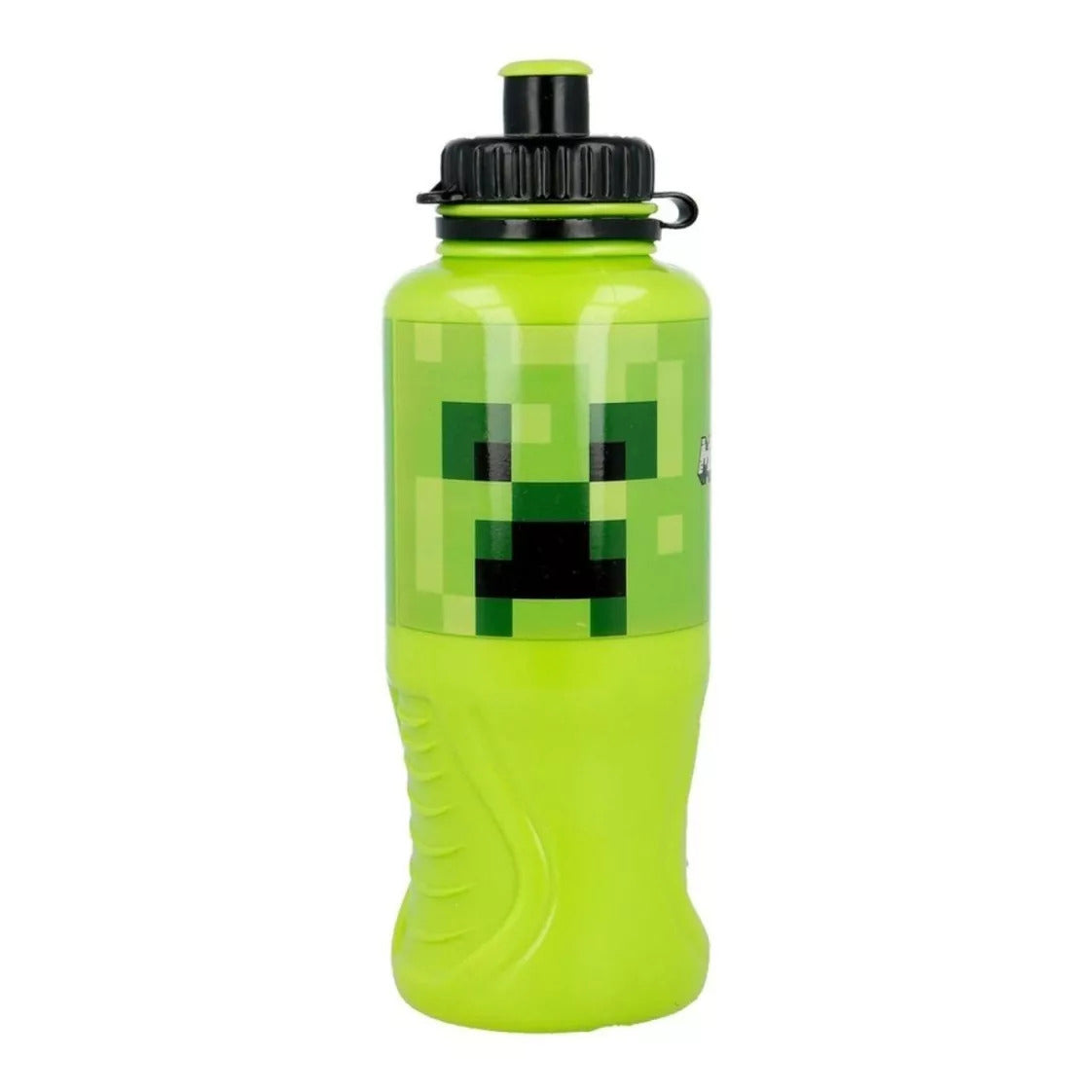 Pack Mochila Escolar Minecraft Creeper + Porta Sandwich + Botella