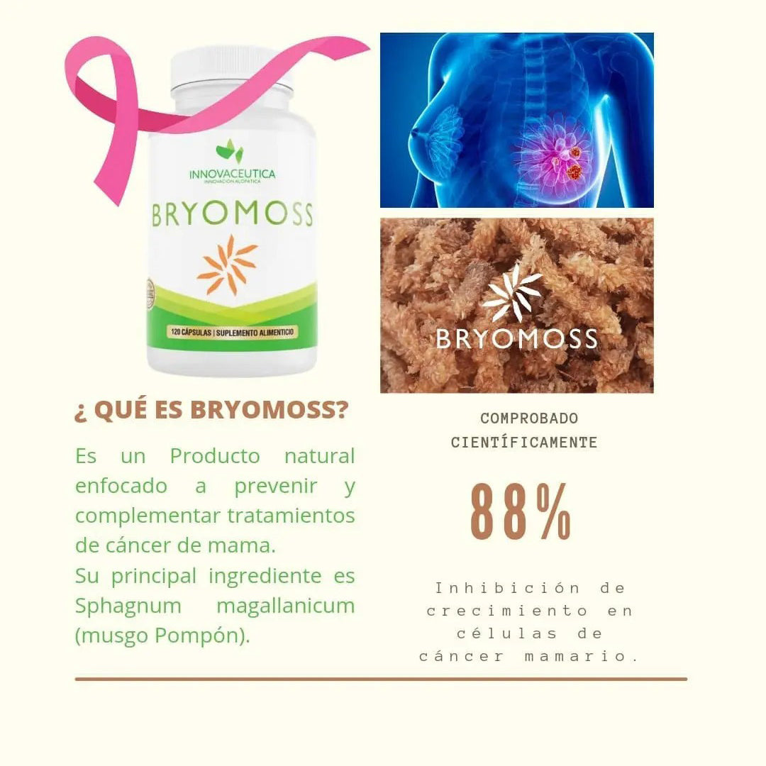 Bryomoss Musgo Pompón, 2 Frascos, 120 Cápsulas