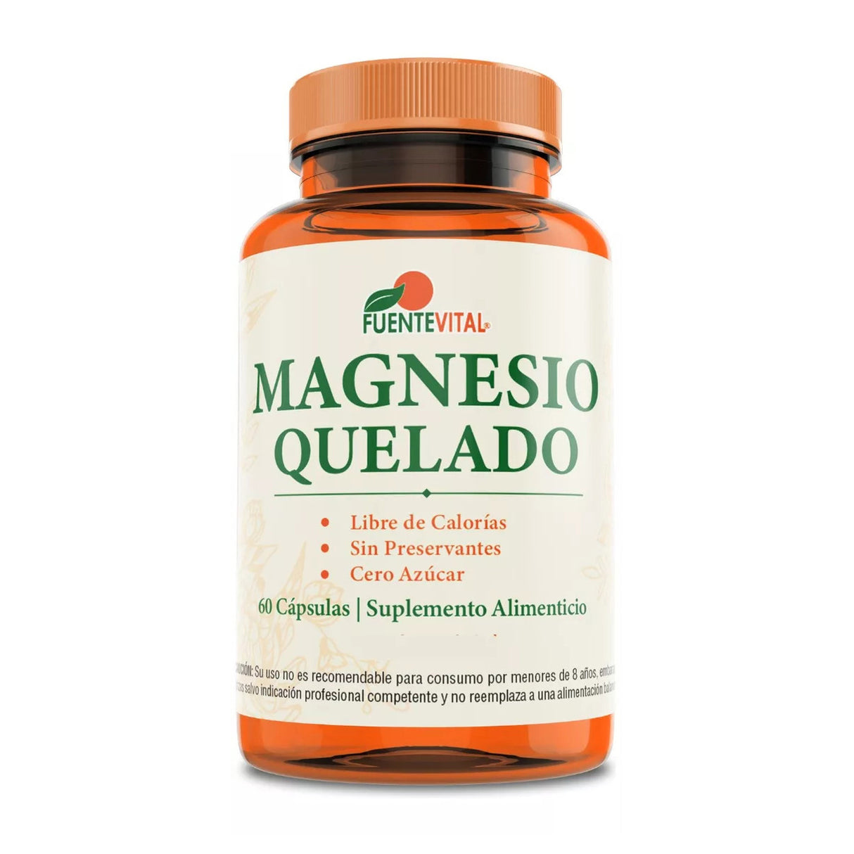 Magnesio Quelado 60 Cápsulas