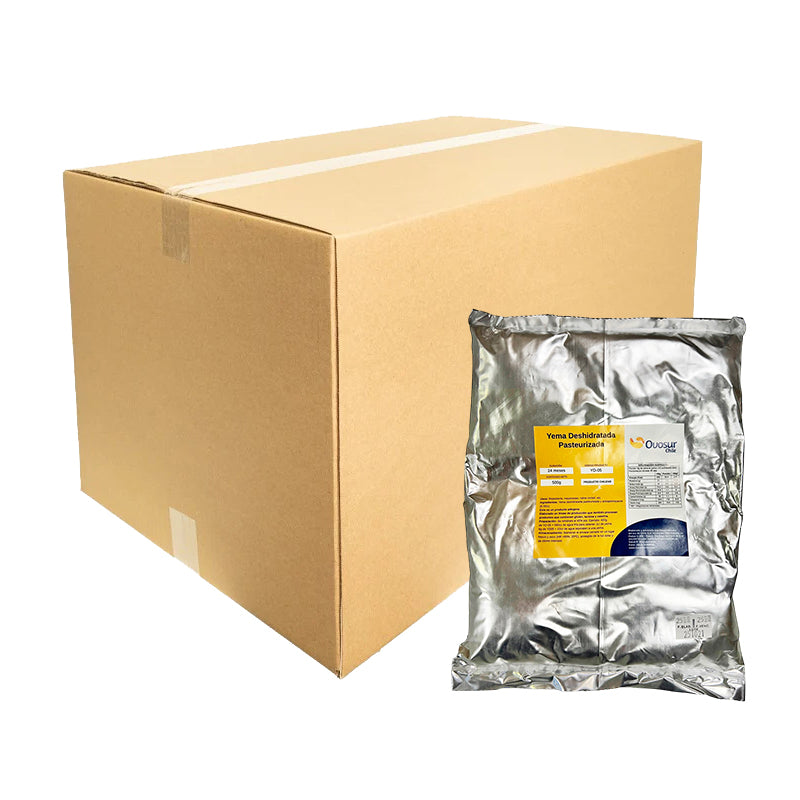Caja x 10 Kg Yema En Polvo Para Pastelería Ovosur (20x500g.)