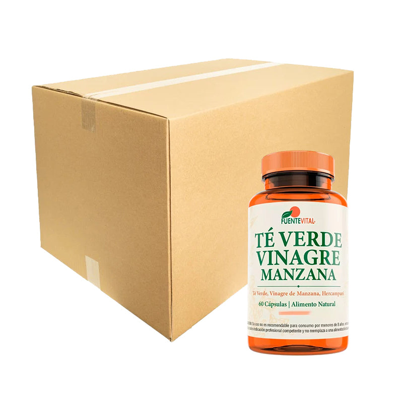 Caja x 48 Vinagre Manzana + Té Verde 60 Cápsulas
