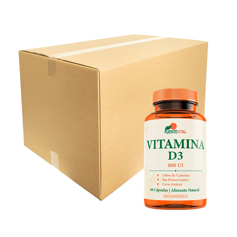 Caja x 48 Vitamina D3 800 Ui 60 Cápsulas