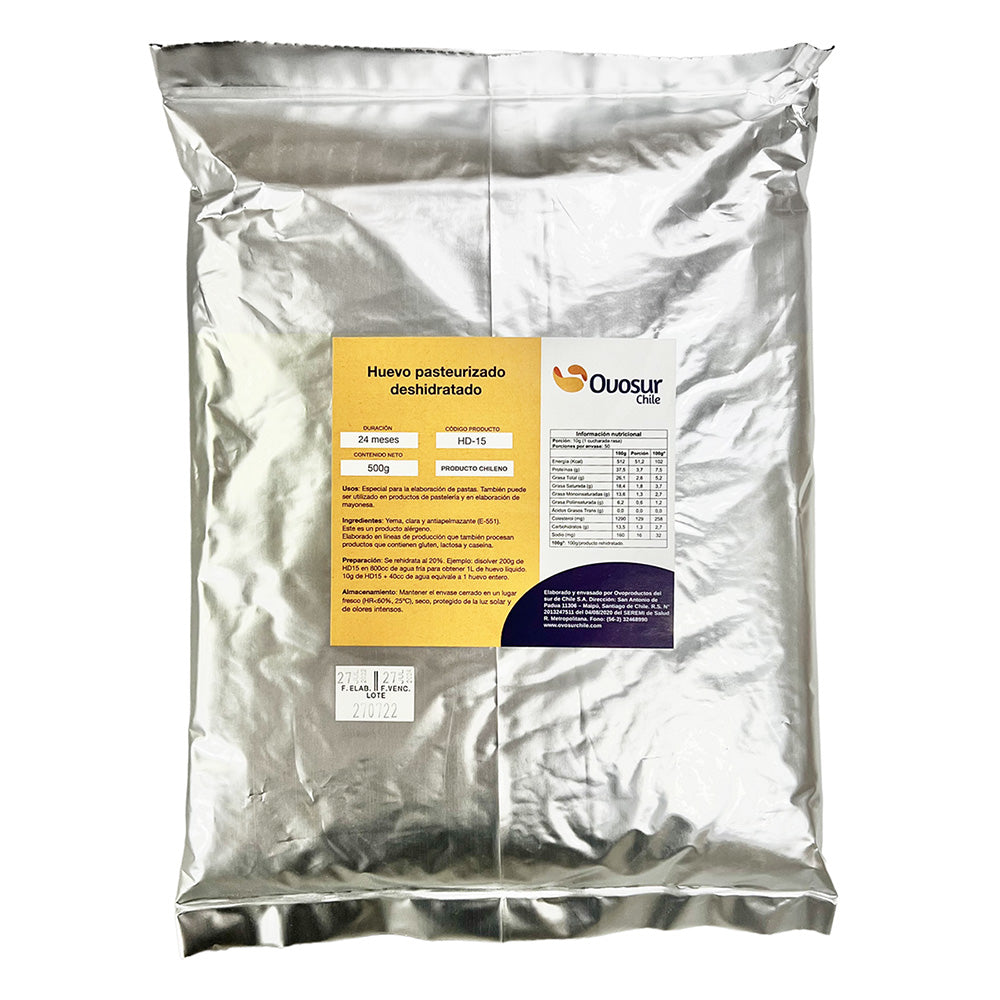 Caja x 10 Kg Huevo Entero en Polvo para cocinar Ovosur (20x500g.)