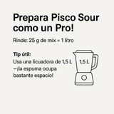 Albúmina para Pisco Sour 1 Kg Ovonutra - Sabor Limón