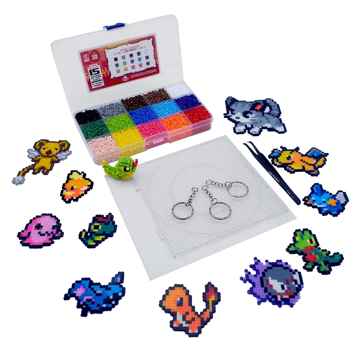 Pack Inicial 12.500 Hama Beads Artkal 2.6mm + Accesorios