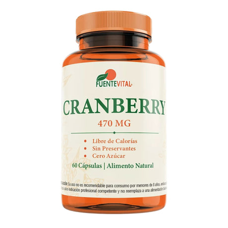 Cranberry Arandano Rojo 2 Frascos, 120 Cápsulas