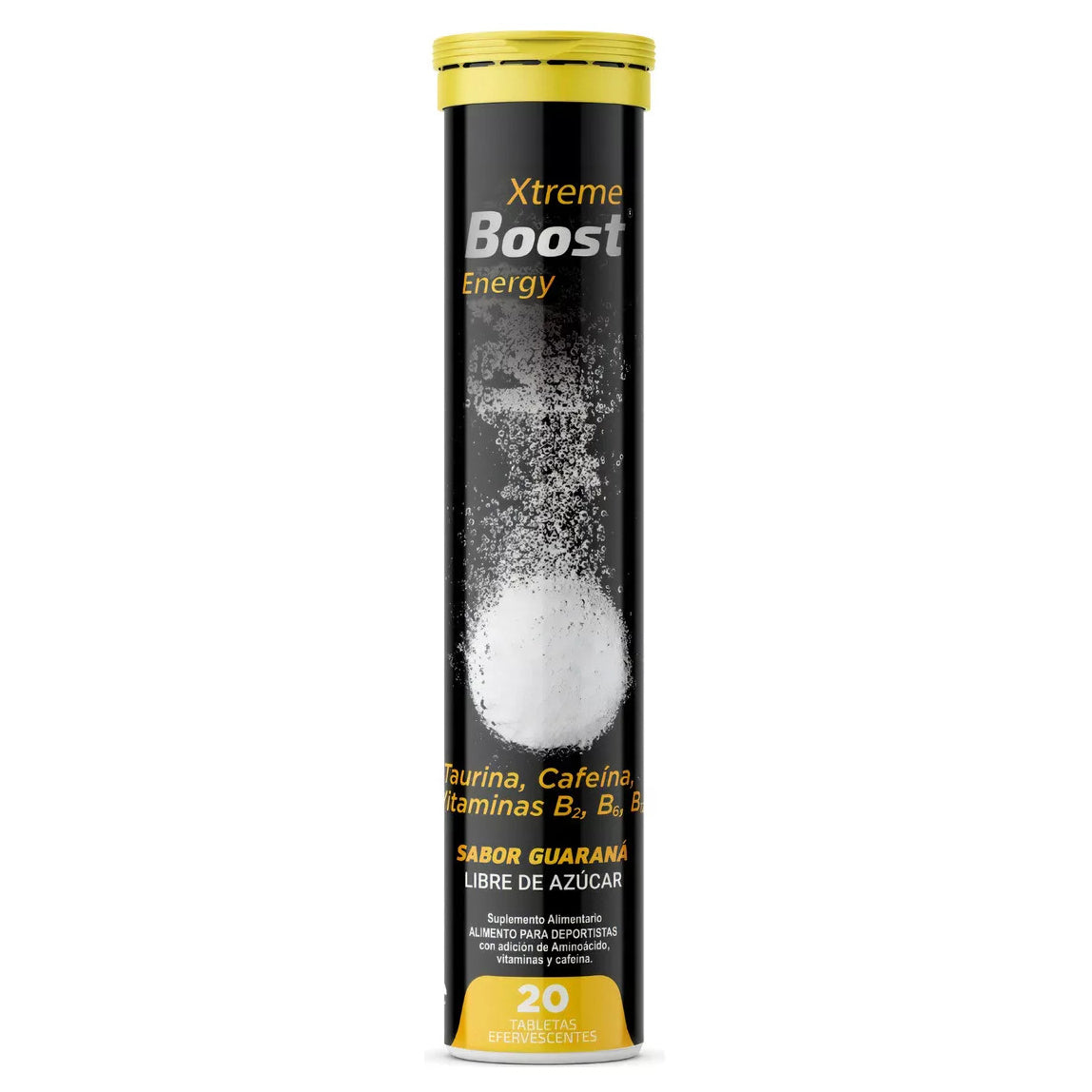 Xtreme Boost Energy 20 tabletas efervescentes Sabor Guaraná