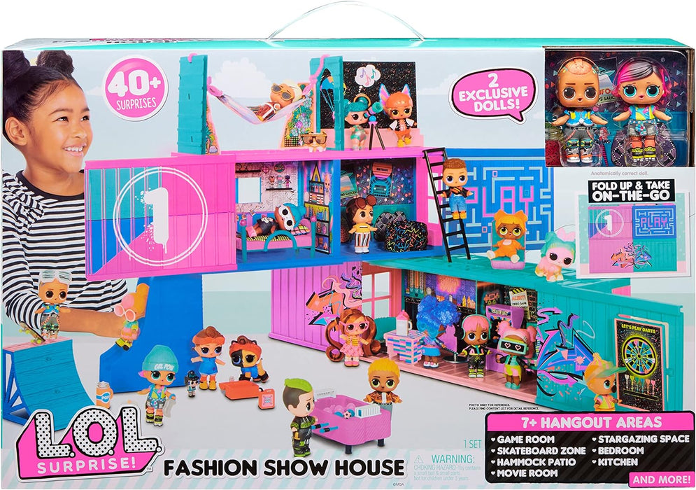 Casa Lol Surprise Desfiles de Moda con 2 Muñecas y 40 Sorpresas