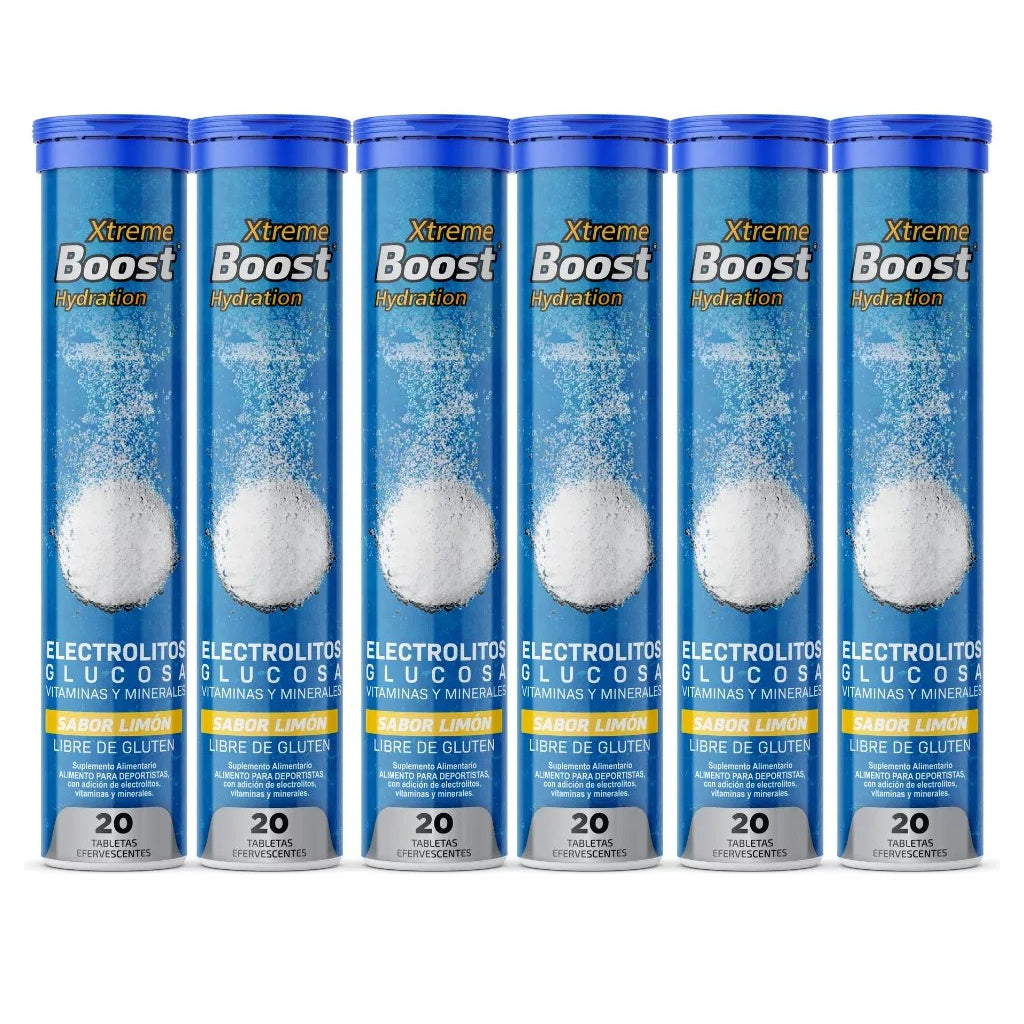 Pack 6 Xtreme Boost Hydration - Electrolitos Hidratación